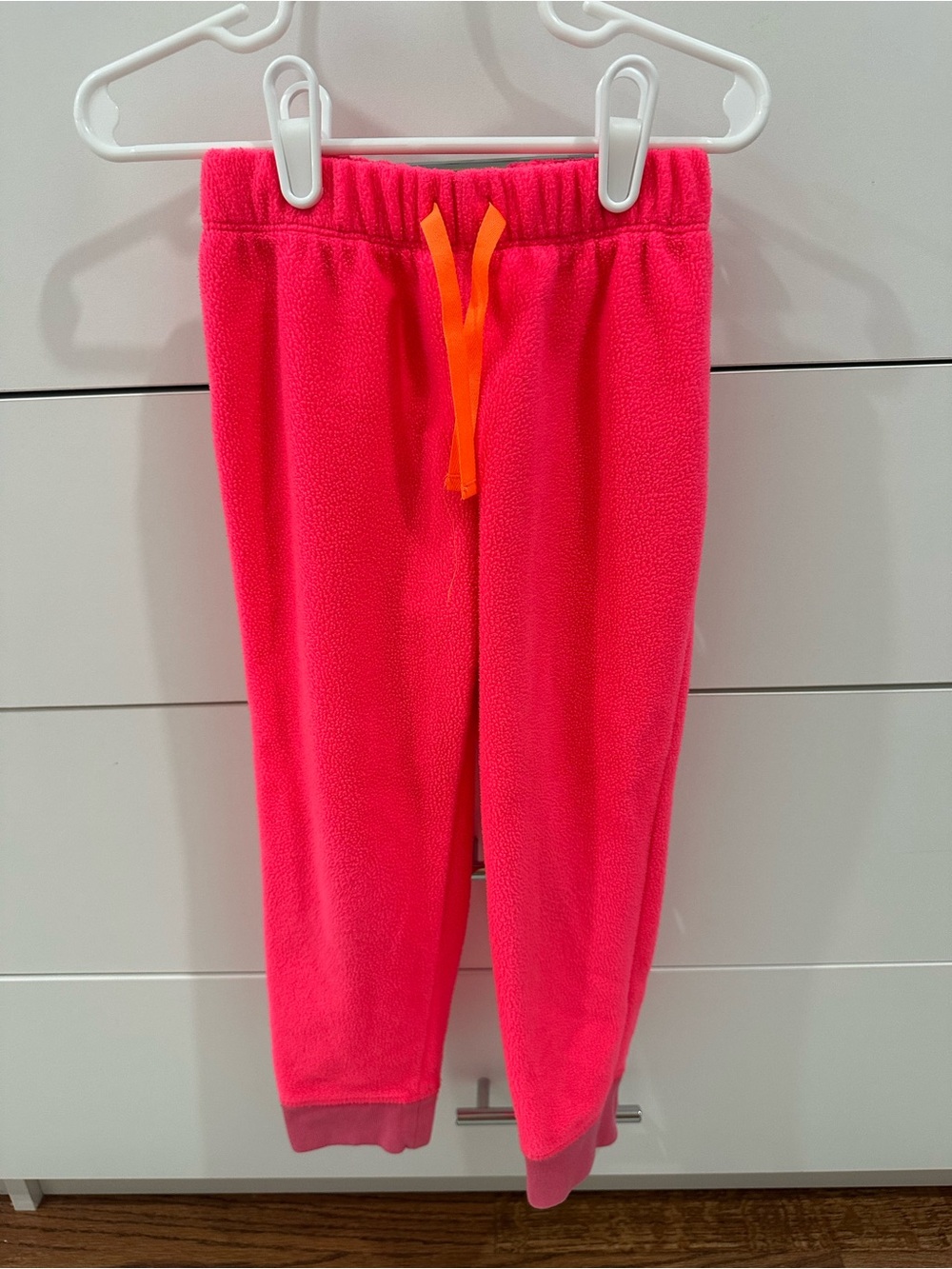 Gap Girls Cozy Fleece Pants - Neon Pink Size 5